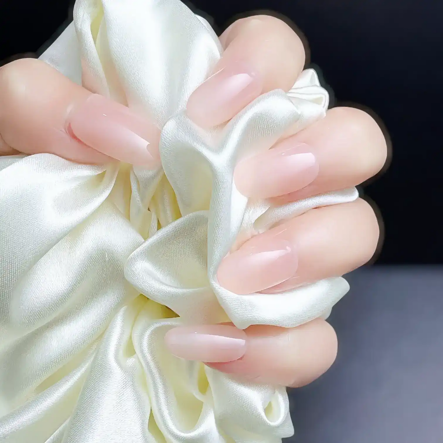 transparent nails
