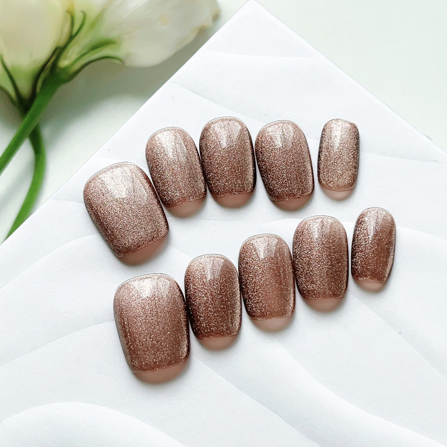 glitter nail