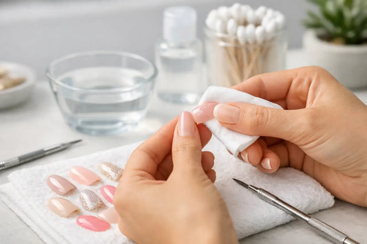 How to Clean Reusable Press On Nails Safely