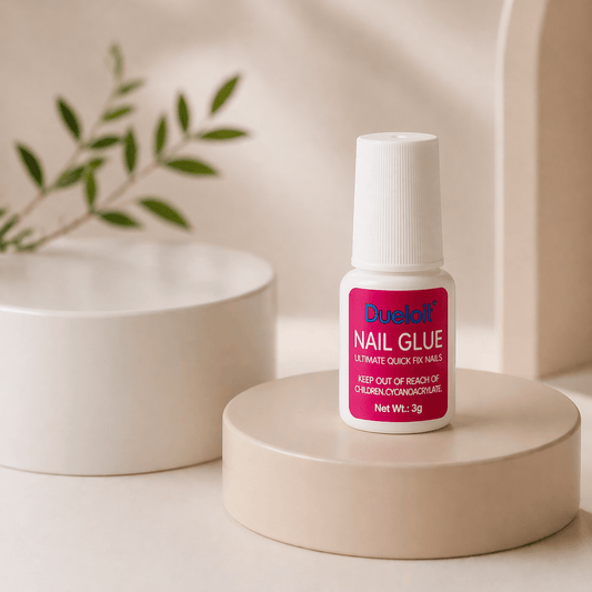 Calm storm long lasting press-on nail glue.