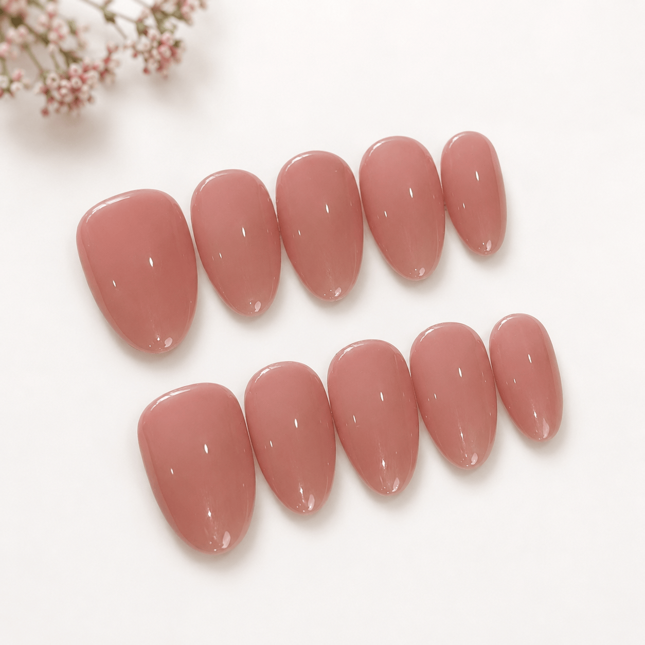 Kiama | Dark Nude Press-On Nails